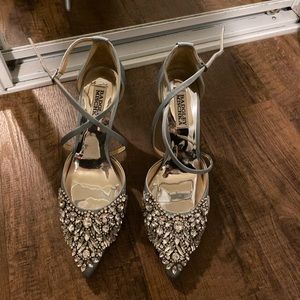 Party shoes, light blue, 7.5